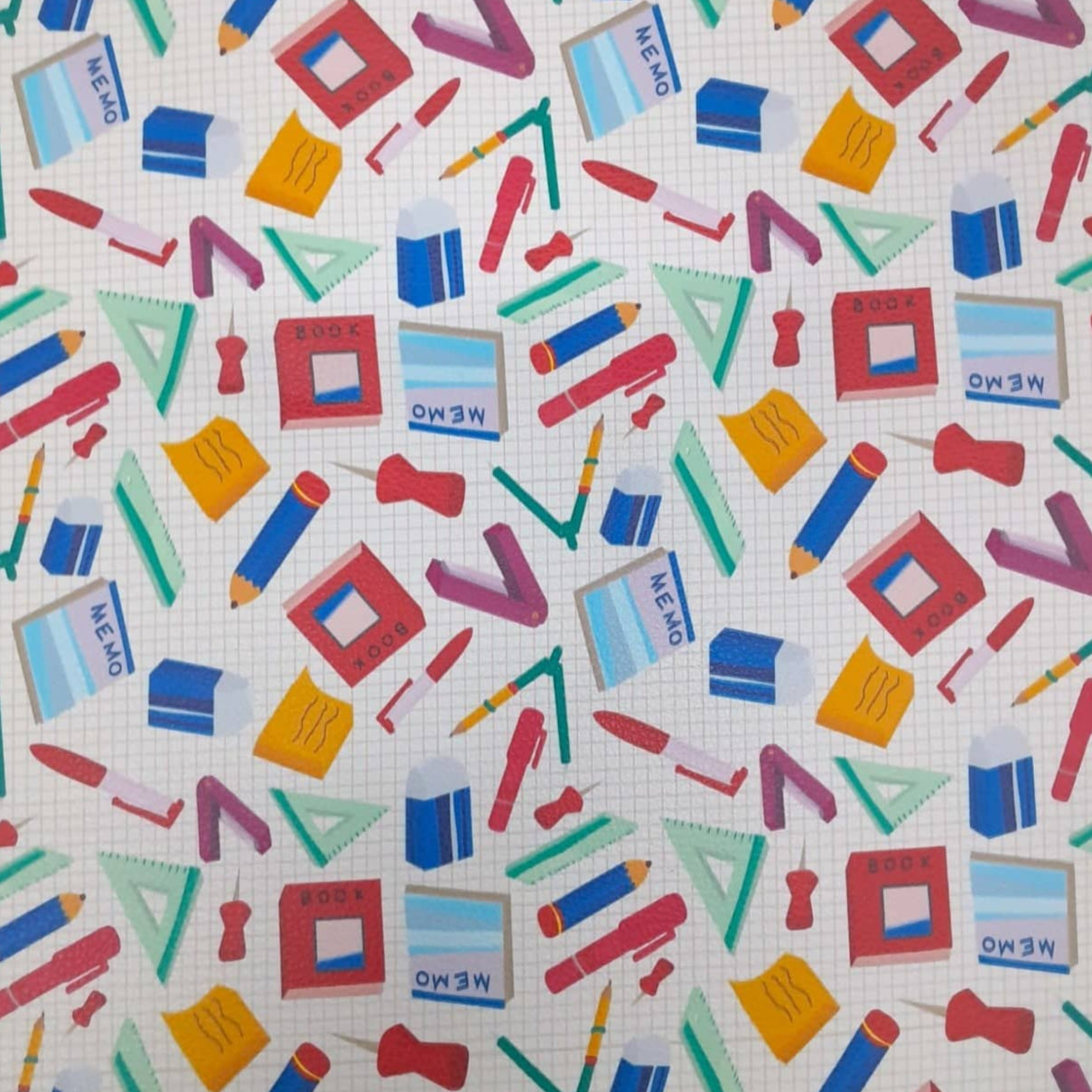 LOOM CRAFT Upholstery Fabric Upholstery Printed Vinyl Memo 145 cm