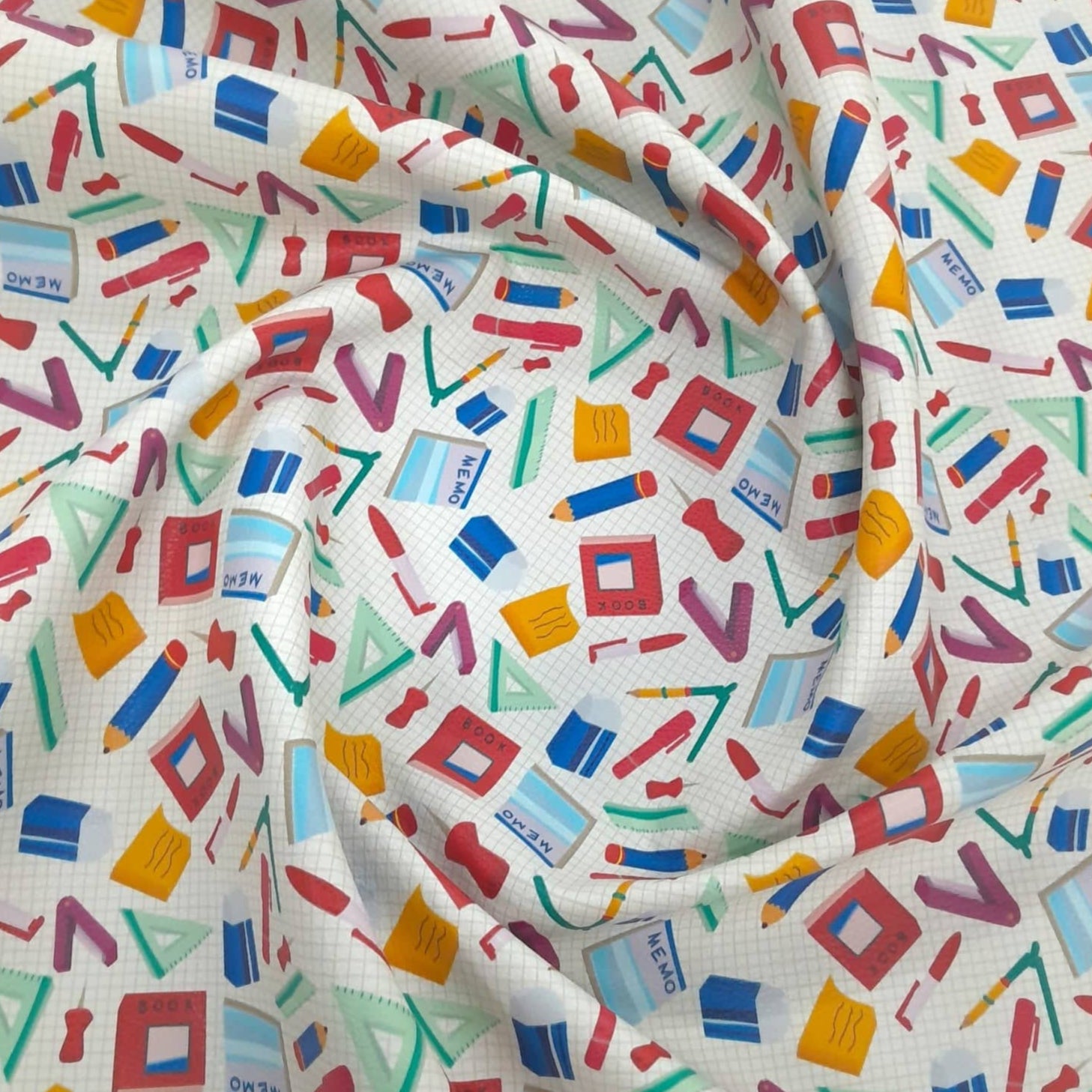 LOOM CRAFT Upholstery Fabric Upholstery Printed Vinyl Memo 145 cm
