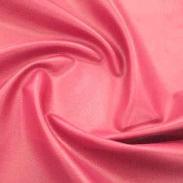 LOOM CRAFT Vinyl Cerise Pink Upholstery Fabric Vinyl Veins 140 cm