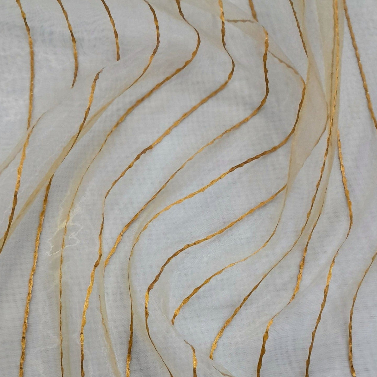 Loomcraft Fabrics Curtain Fabrics Fabric Beaded Organza Voile 280 cm