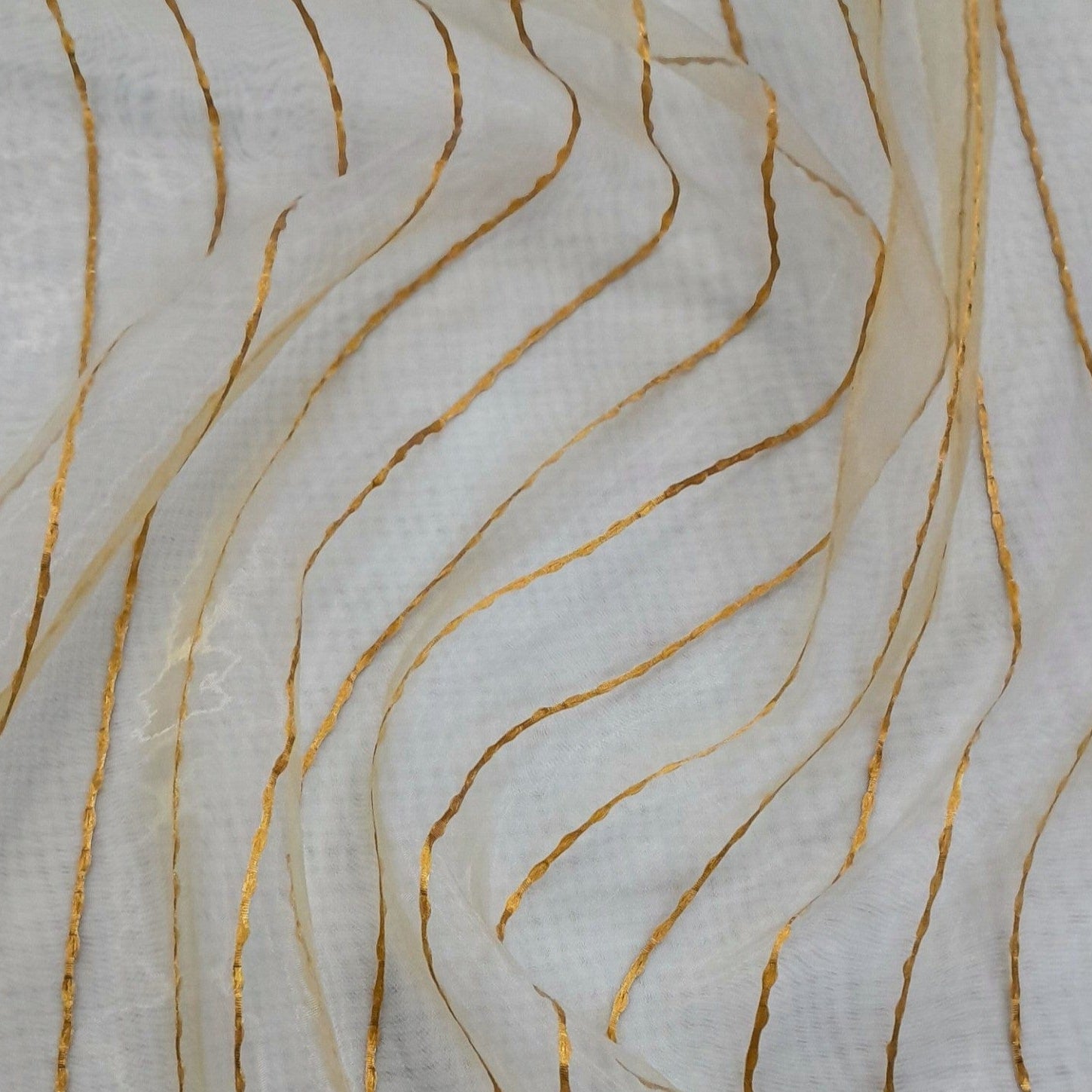 Loomcraft Fabrics Curtain Fabrics Fabric Beaded Organza Voile 280 cm