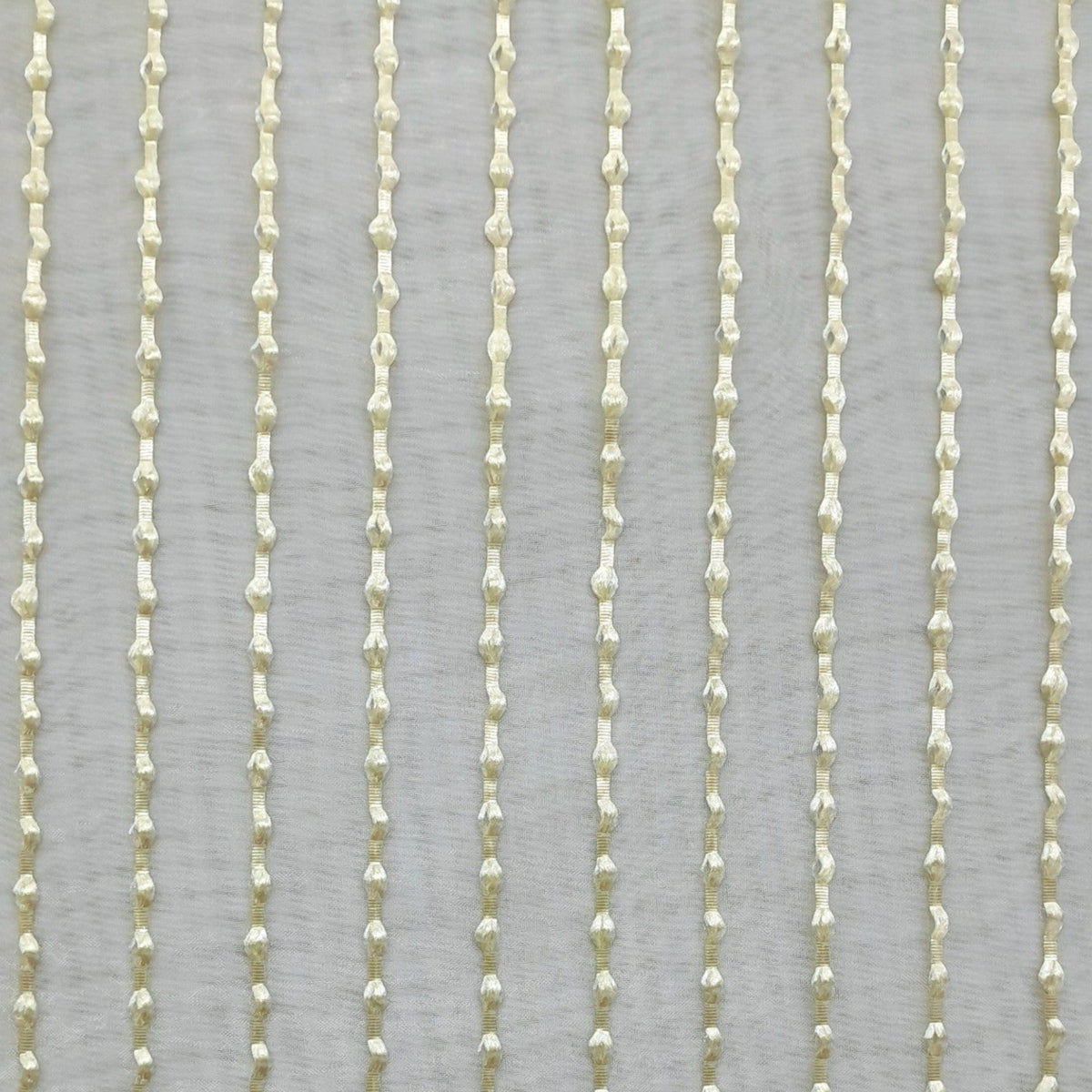 Loomcraft Fabrics Curtain Fabrics Fabric Beaded Organza Voile 280 cm