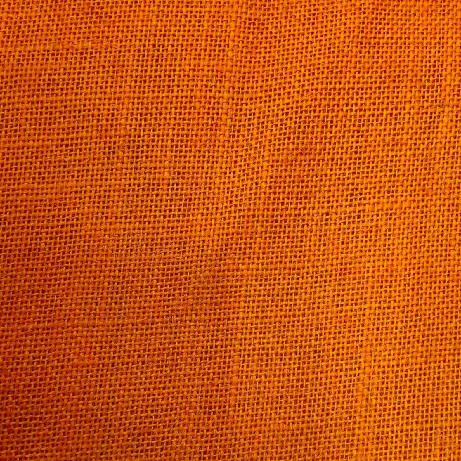 Loomcraft Fabrics Hessian Colour Hessian Orange 130 cm