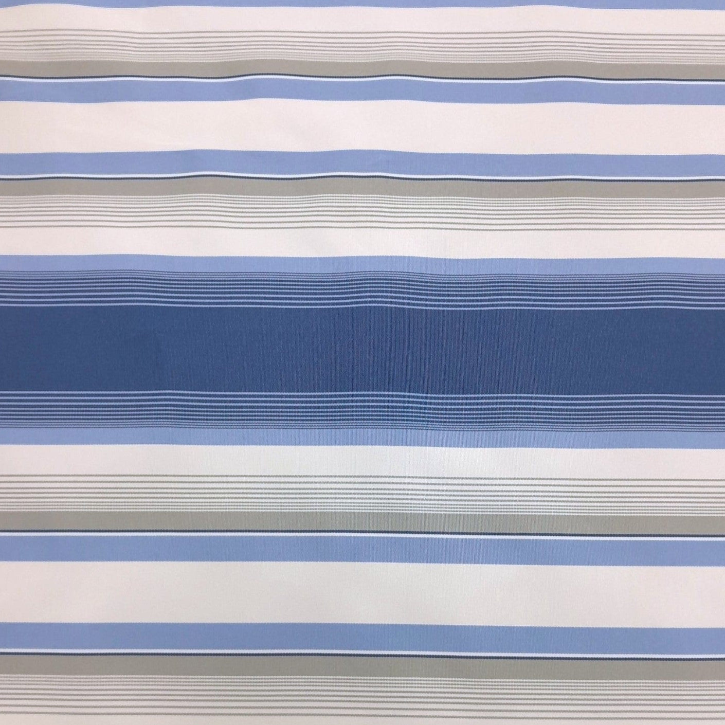 Loomcraft Fabrics Outdoor Canvas Bahamas Canvas Outdoor White/Navy 150 cm