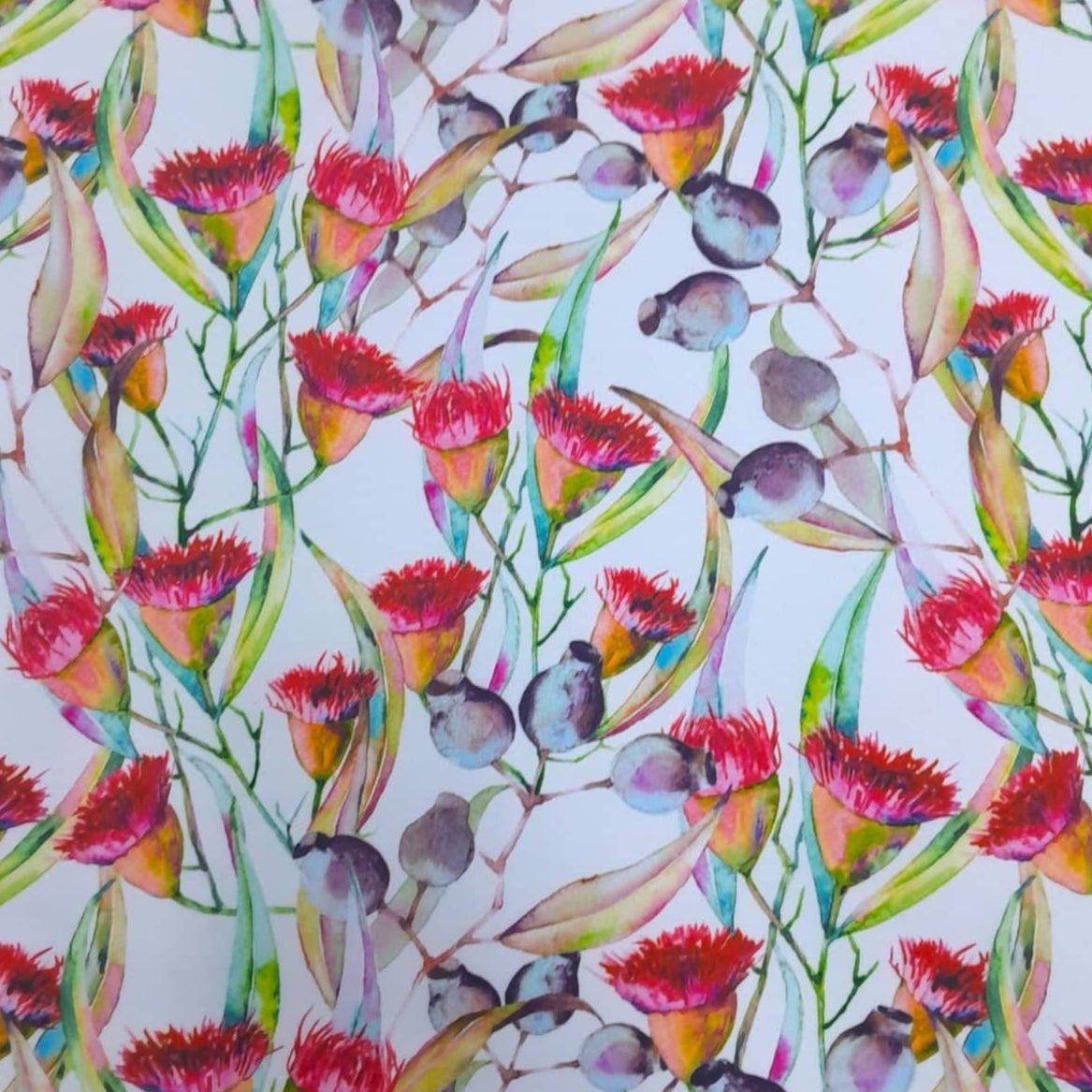 Loomcraft Fabrics Printed Mini Matt Printed Mini Matt Bottlebrush 140 cm