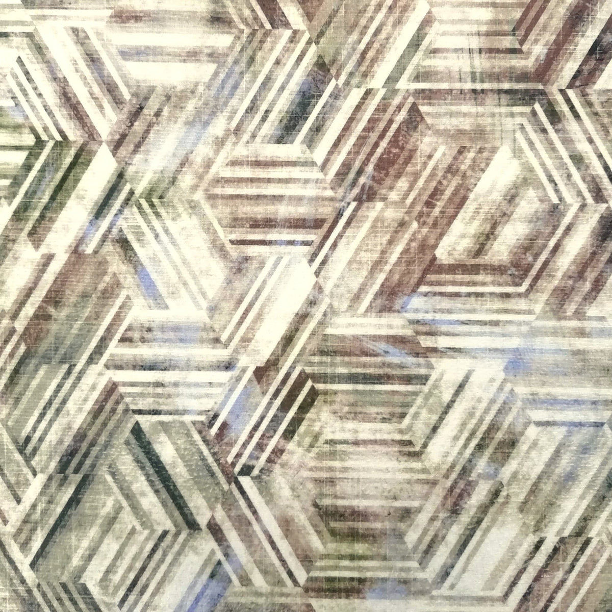 Loomcraft Fabrics Printed velvet Grey Upholstery Printed Velvet Abstract Tile 140 cm