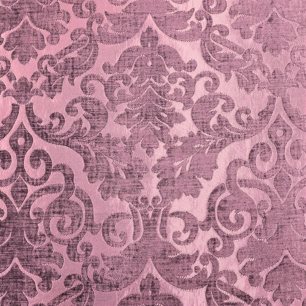 Loomcraft Fabrics Upholstery Fabric Fabric Upholstery Valencia Damask Purple 140cm