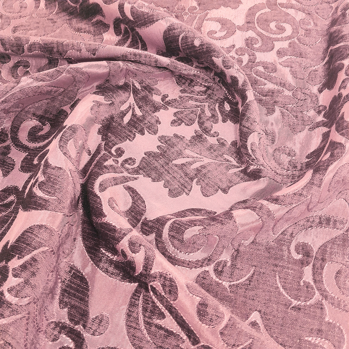 Loomcraft Fabrics Upholstery Fabric Fabric Upholstery Valencia Damask Purple 140cm