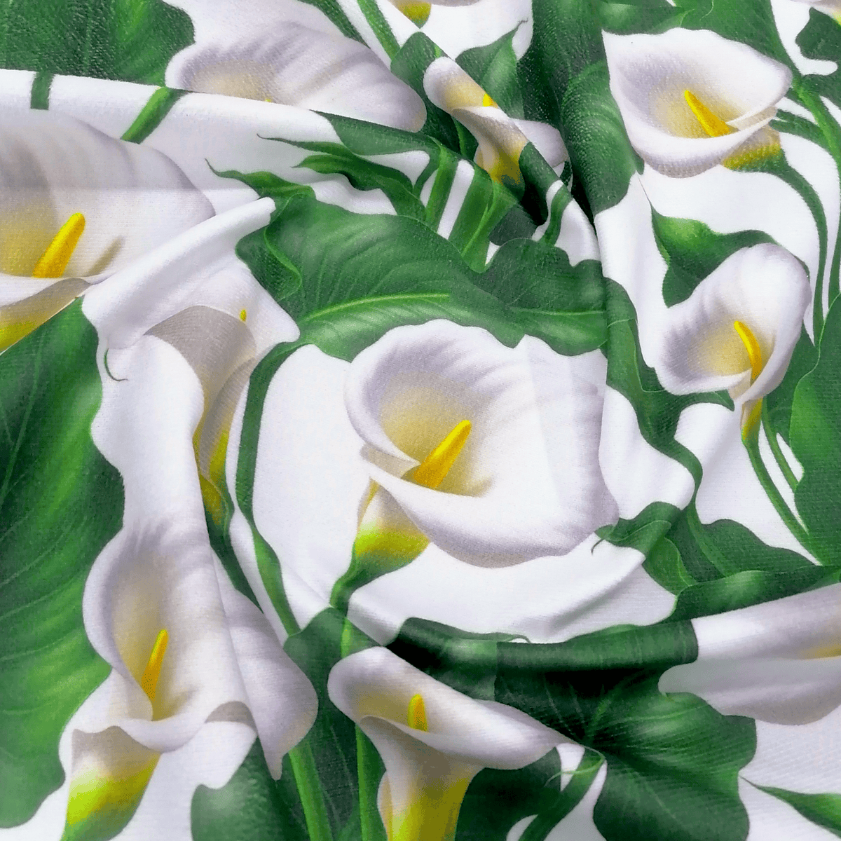 Loomcraft Fabrics Upholstery Fabric Upholstery Printed Velvet Floral Arum Lily 140 cm