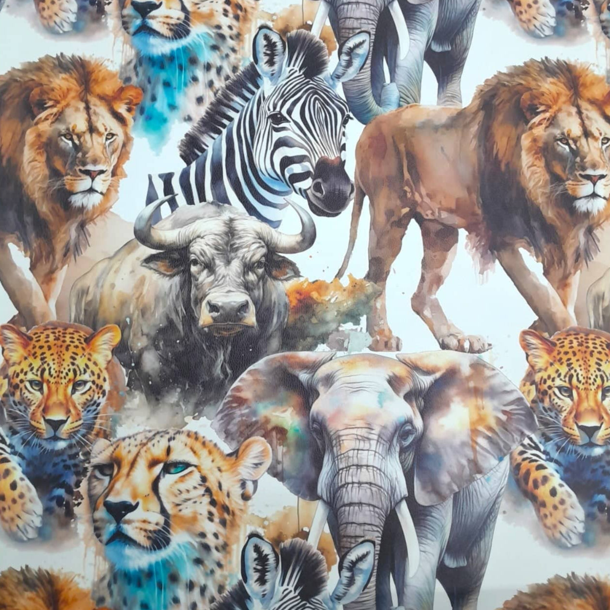 Loomcraft Fabrics Upholstery Fabric Upholstery Printed Vinyl Wild Passion 145 cm