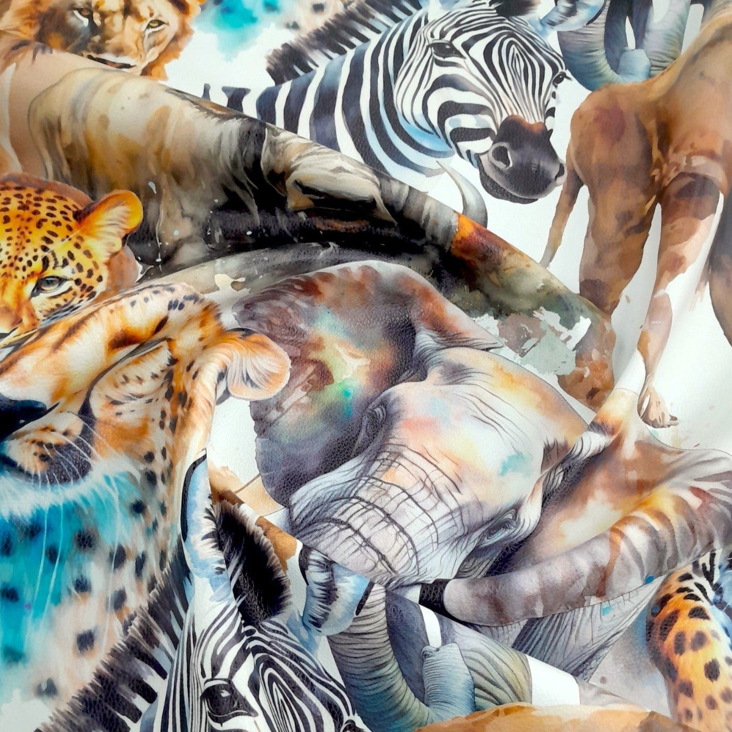 Loomcraft Fabrics Upholstery Fabric Upholstery Printed Vinyl Wild Passion 145 cm