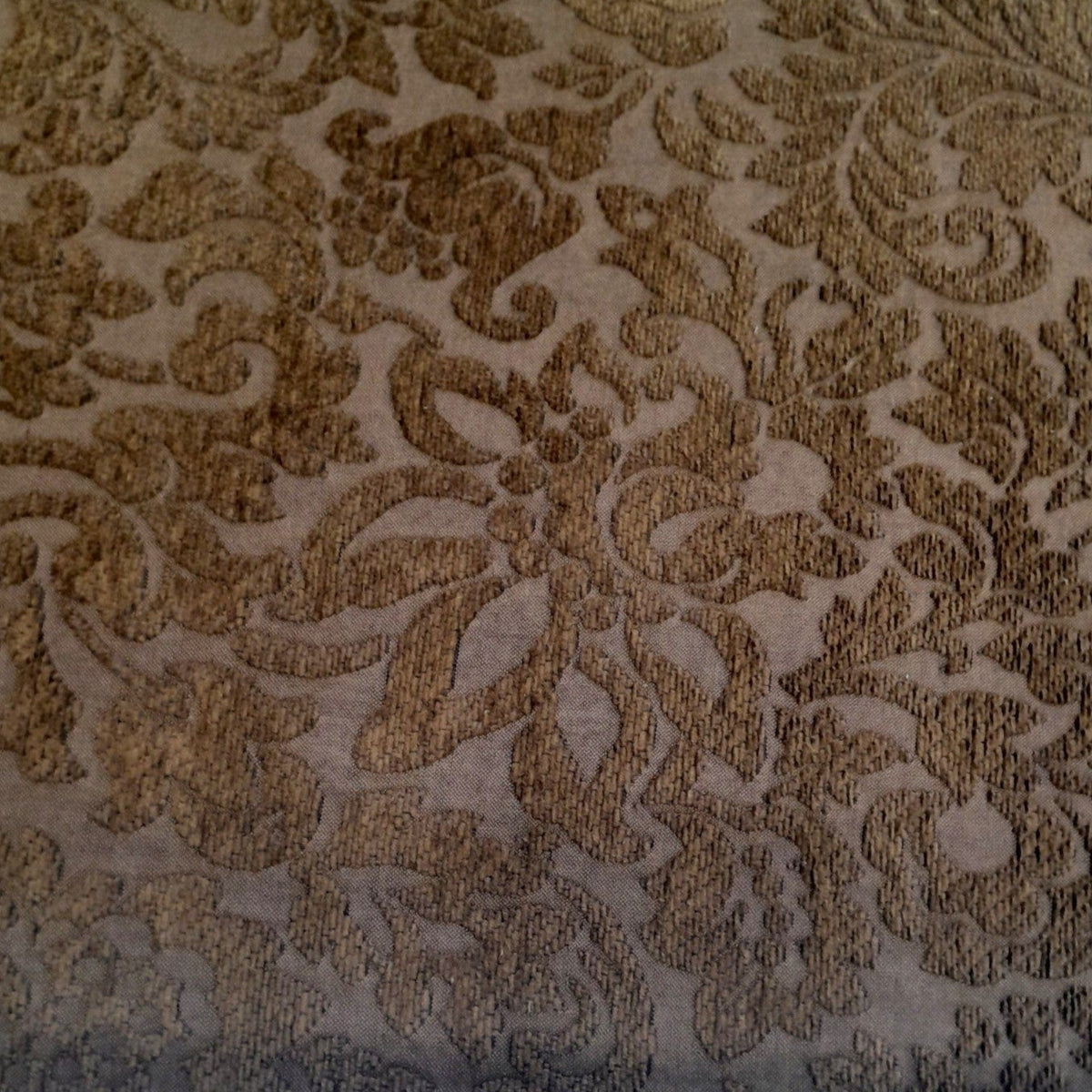 Loomcraft Fabrics Upholstery Fabric Upholstery Tapestry Chenille Floral Brown 140 cm