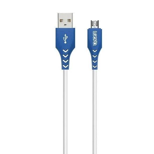 Loopd Charging Cable LOOP'D 1.2m Cable USB to Micro USB (White)