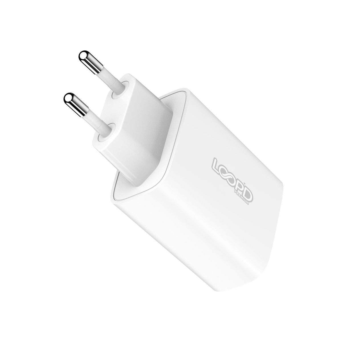 Loopd Charging Cable Loopd 1 Port 20W PD Charger-White (7672134926425)