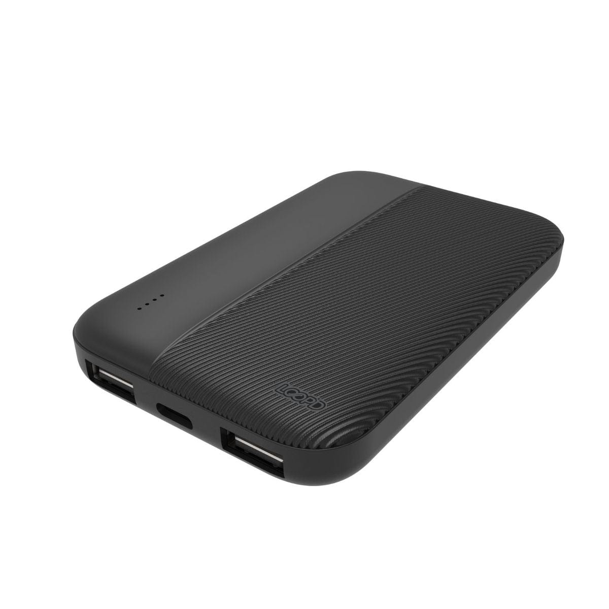 Loopd Power Adapters & Chargers Loopd 5000mAh 4LED Powerbank - Black (7672203051097)