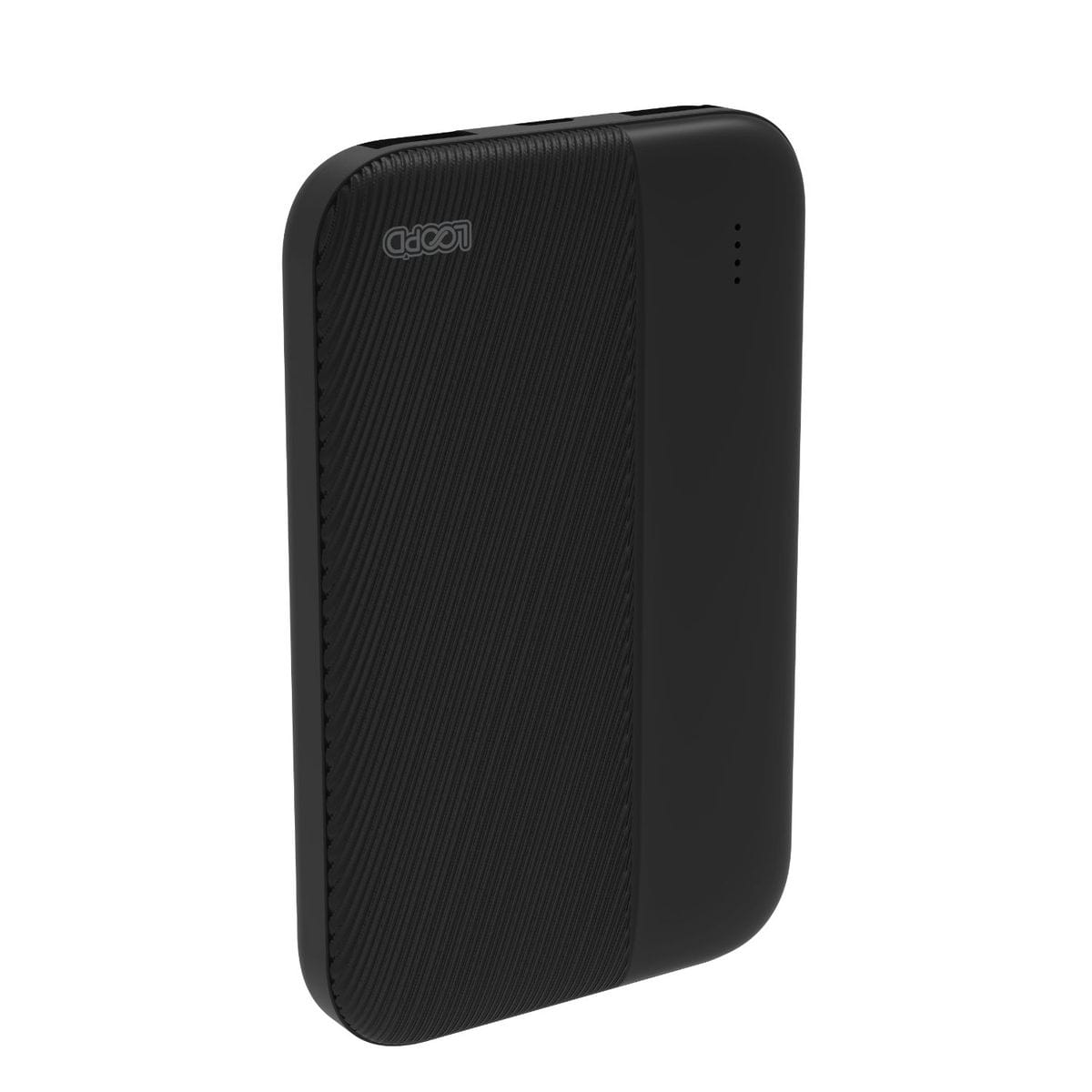 Loopd Power Adapters & Chargers Loopd 5000mAh 4LED Powerbank - Black (7672203051097)