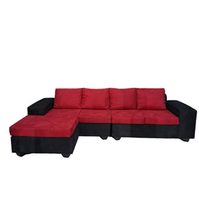 lounge suite Lounge Suite Penelope Corner Suite Black And Red (7294877958233)
