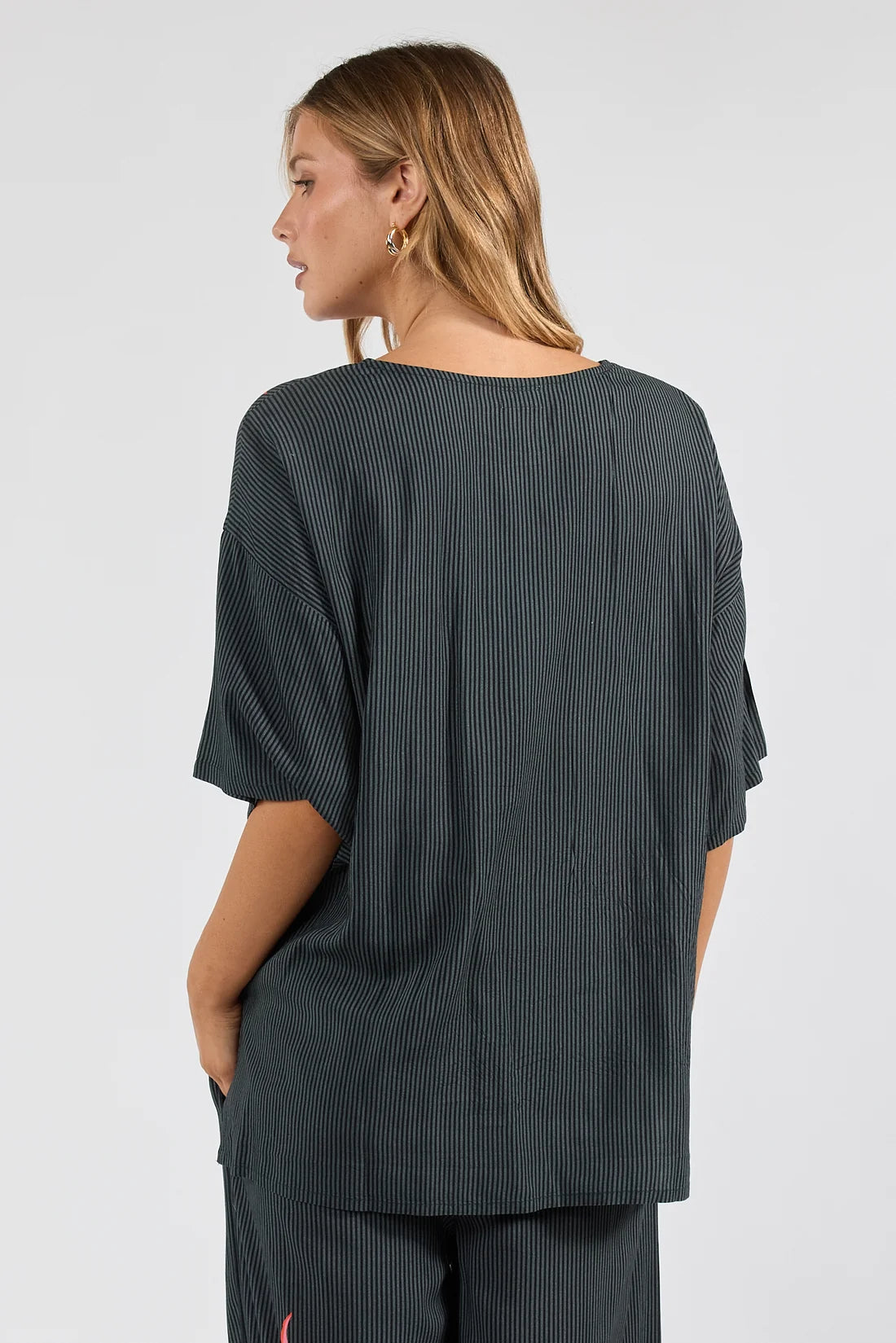 Lulalife Ladies Hana Wide Top-Black L6HANWIDBLAM