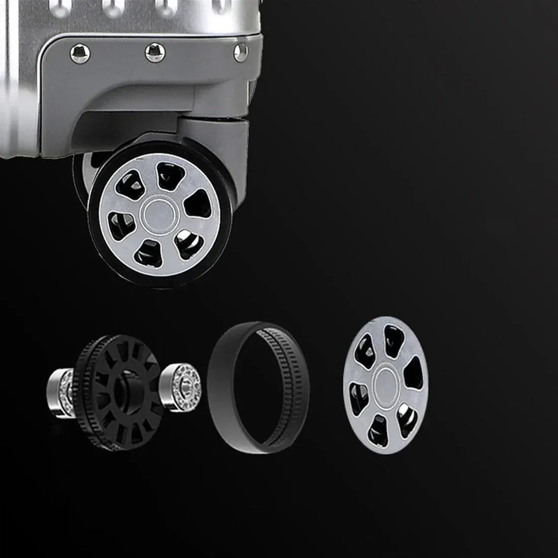 Lumin Suitcase Lumin 55Cm Suitcase Black & Brown