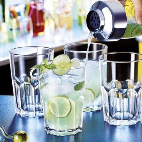 Luminarc CRYSTAL GLASS Luminarc Louison High Ball 350ml Clear Set Of 3 (7288093474905)