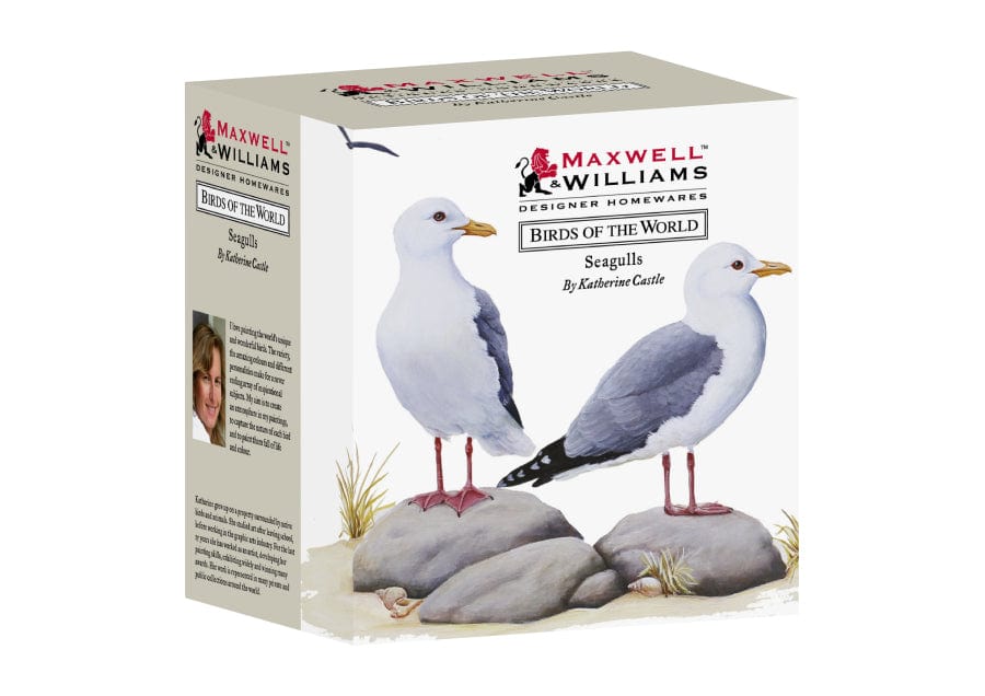 Luminarc CRYSTAL GLASS Maxwell & Williams Birds Of The World Mug Seagulls 300ml PBW1045