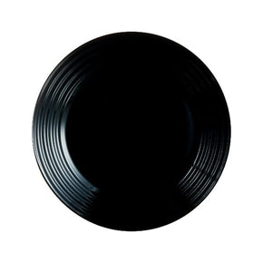 Luminarc PLATE Luminarc Harena Opal Tempered Glass Side Plate 190mm Dia Black 39990
