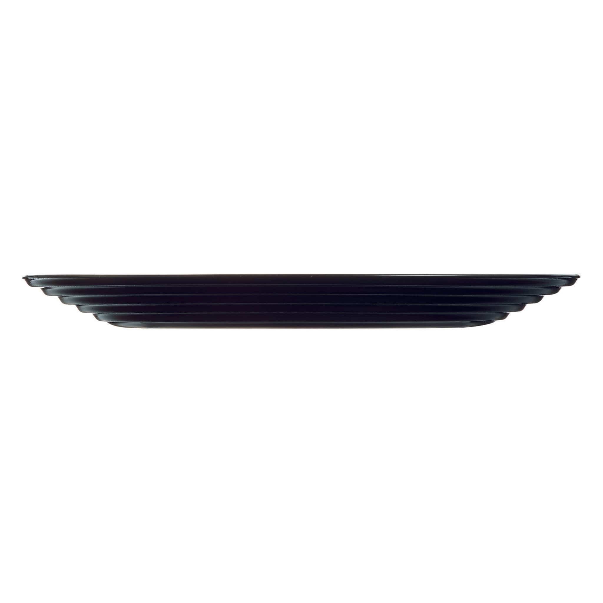 Luminarc PLATE Luminarc Harena Opal Tempered Glass Side Plate 190mm Dia Black 39990