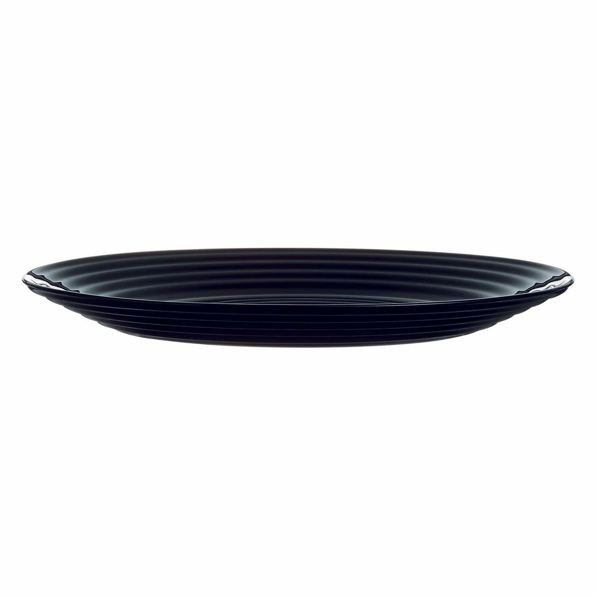 Luminarc PLATE Luminarc Harena Opal Tempered Glass Side Plate 190mm Dia Black 39990