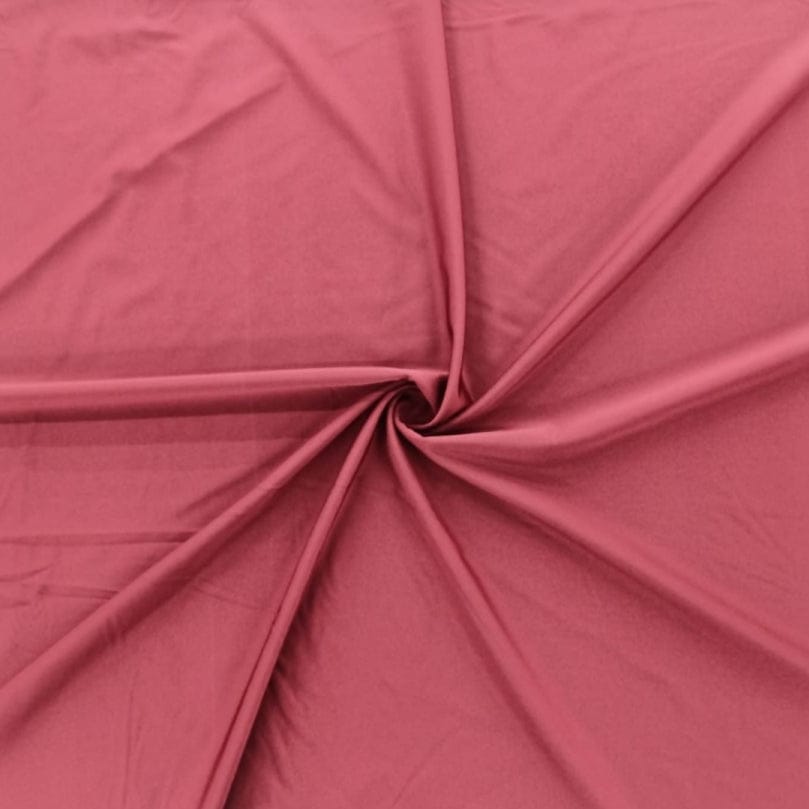 LYCRA Dress Fabrics Maroon Nylon Lycra Fabric 150cm