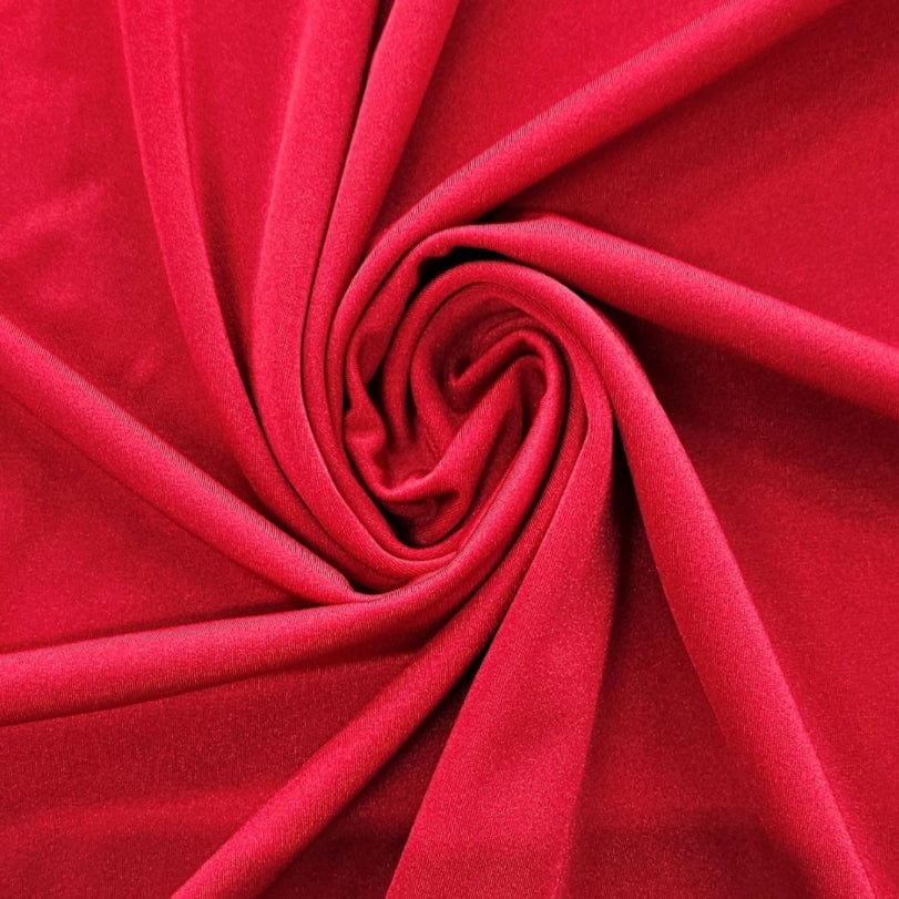 LYCRA Dress Fabrics Red Nylon Lycra Fabric 150cm (7288130371673)