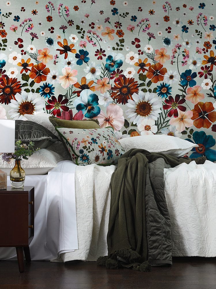 M.M Linen BEDSPREAD M.M Linen Lourdes Ivory Bed Cover Set (7301492605017)