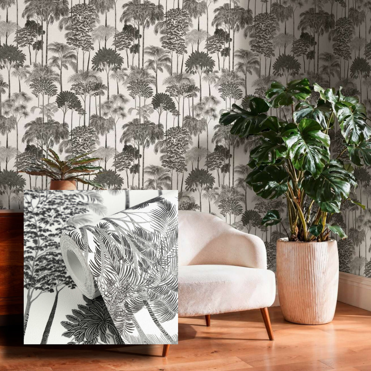 Laguna Barcode Wallpaper Roll 0.53m x 10.05m.