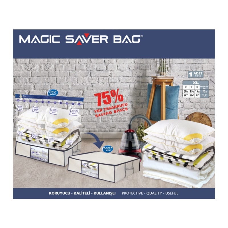 Magic Saver Bag Magic Saver Bag 50x65x15cm Magic Saver Bag Vacuum Tote Bag (7698202656857)