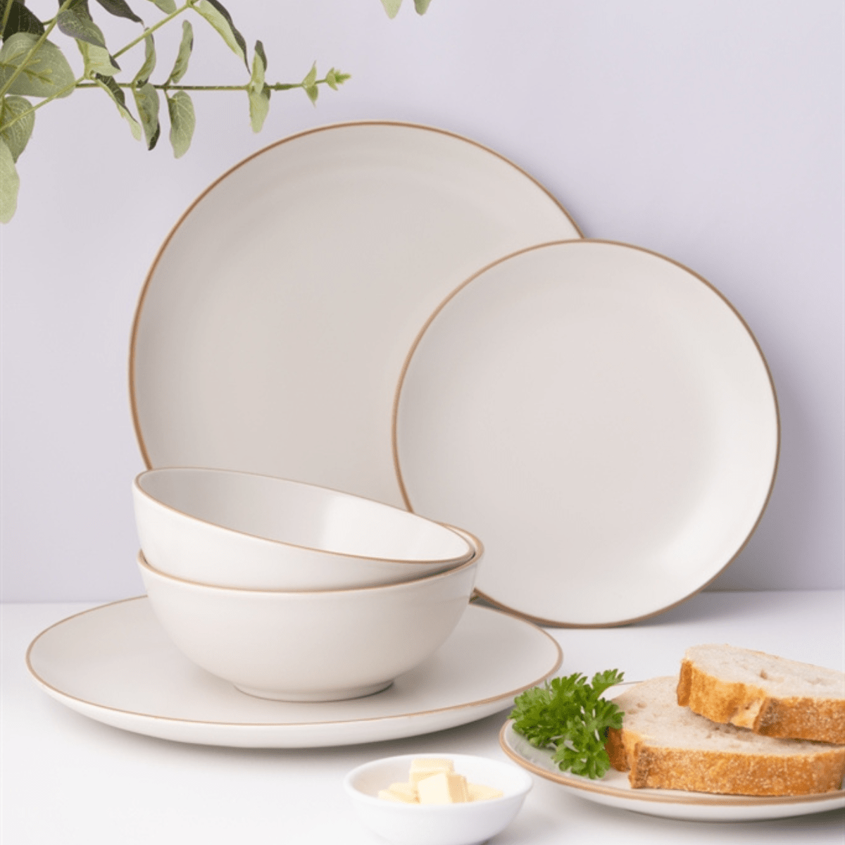 Mason Cash Classic Collection 12 Piece Dinner Set Cream