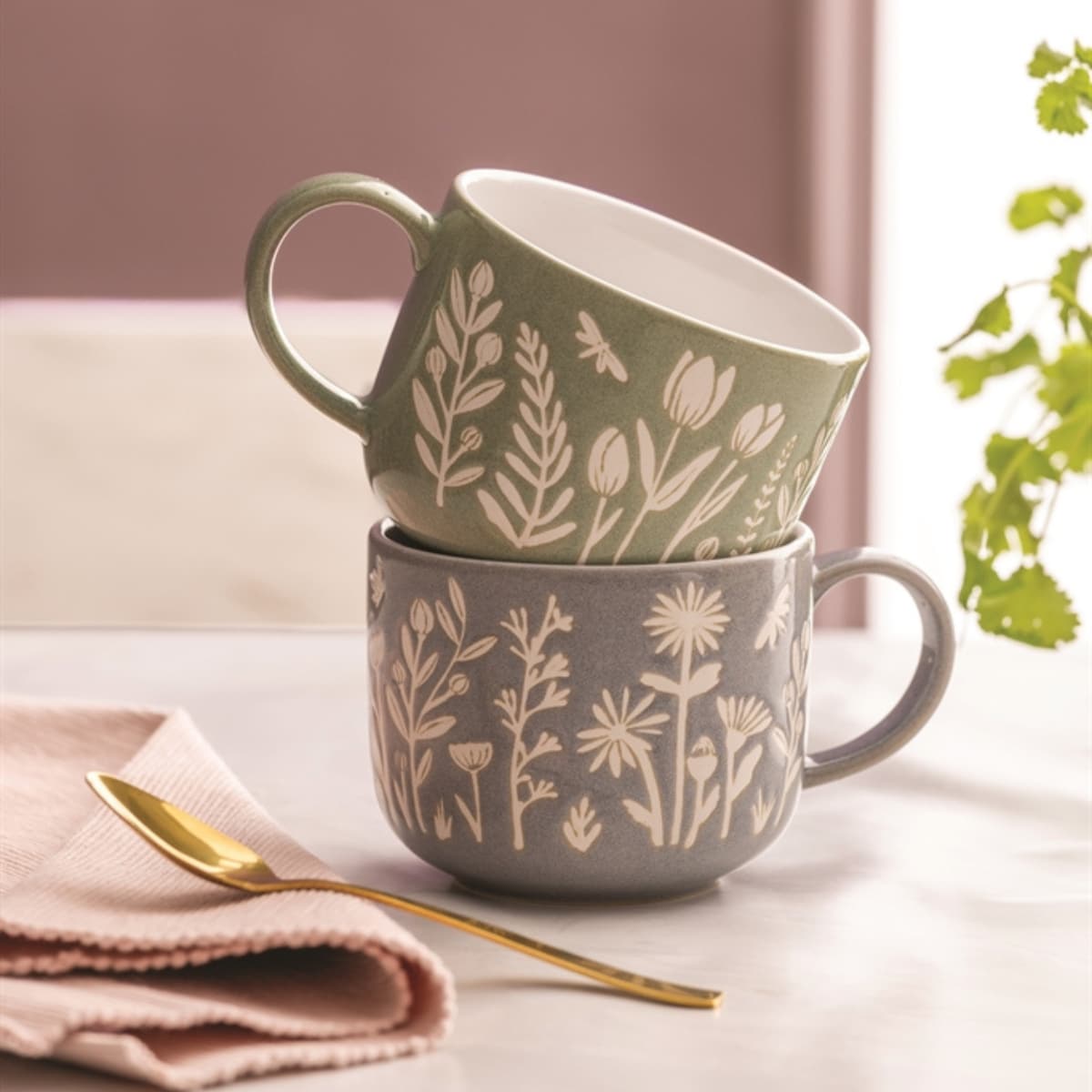 Mason Cash CANISTER Mason Cash In The Meadow Mug Blue Daisy 400ml MC2002169