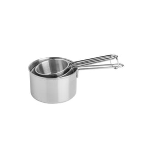 Mason Cash Measuring Mason Cash Measuring Cups Stainless Steel Set of 3 MCB2008070 (7401157132377)