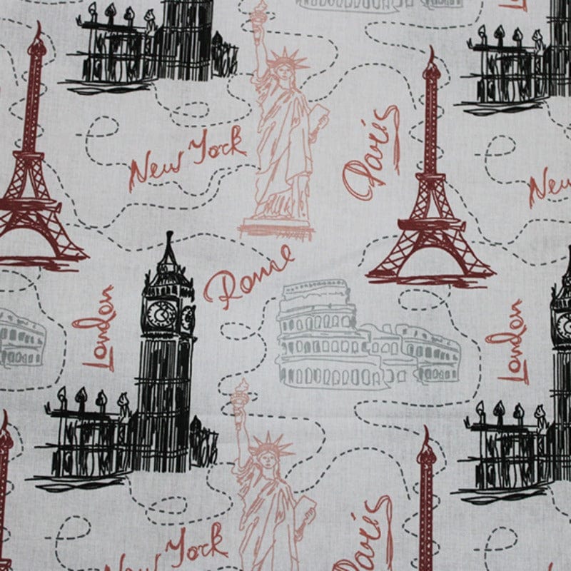 material Kids Fabrics Isa Freedom Prints Pembe 240CM