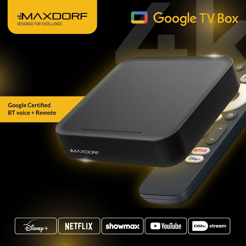 Maxdorf Smart TV Box Maxdorf- 4k Smart TV Box Google TV 12 MD-GCTVB