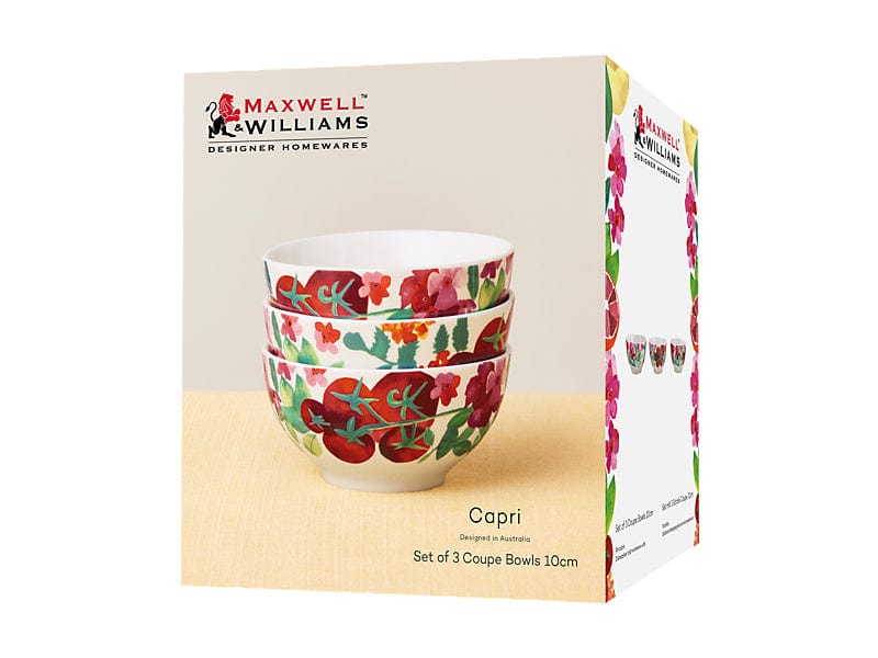 Maxwell & Williams Bowls Maxwell & Williams Capri Coupe Bowl Set of 3 10cm YD0079 (4718634827865)