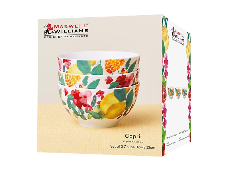 Maxwell & Williams Bowls Maxwell & Williams Capri Coupe Bowl Set of 3 12cm YD0080 (7157903982681)