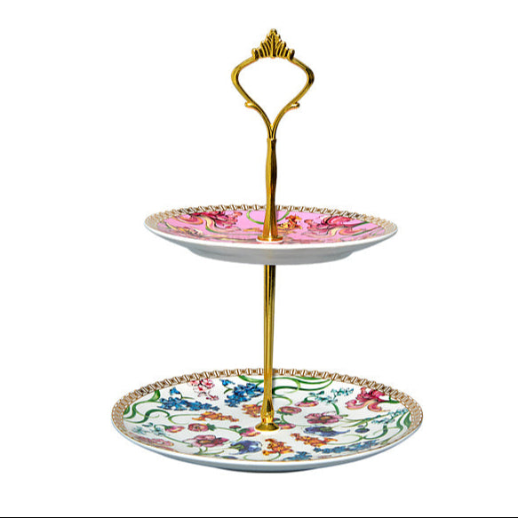 Maxwell & Williams Cake Stand Maxwell & Williams Estelle Michaelides Mystique 2 Tiered Cake Stand HV0581