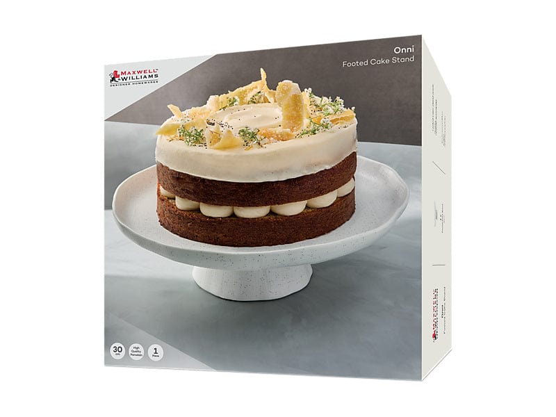 Maxwell & Williams Cake Stand Maxwell & Williams Onni Footed Cake Stand 30cm Speckle AX0616 (7888693330009)