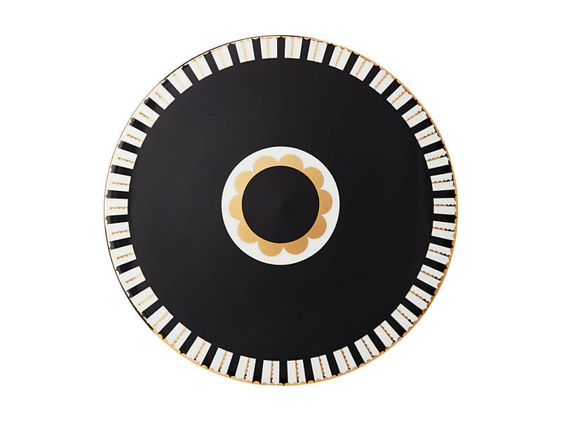 Maxwell & Williams CAKE STAND Maxwell & Williams Teas & C’s Regency Footed Cake Stand Black 28cm HV0488