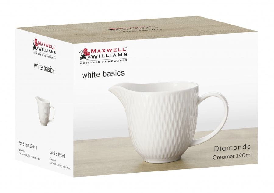 Maxwell & Williams Creamer Maxwell & Williams White Basics Diamonds Creamer 190ml DV0065
