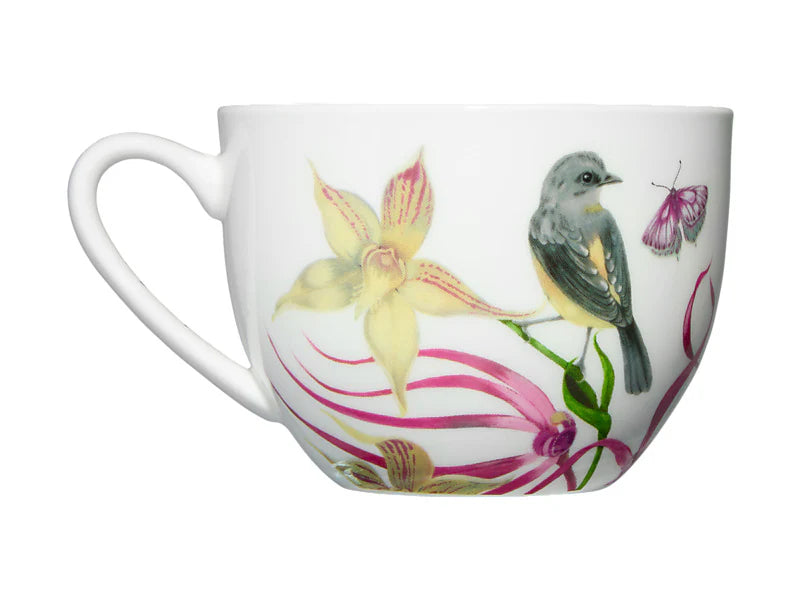 Maxwell & Williams Cup & Saucer Maxwell & Williams Eloise Short Lyric Cup & Saucer Yellow Robin 240ml YD0215