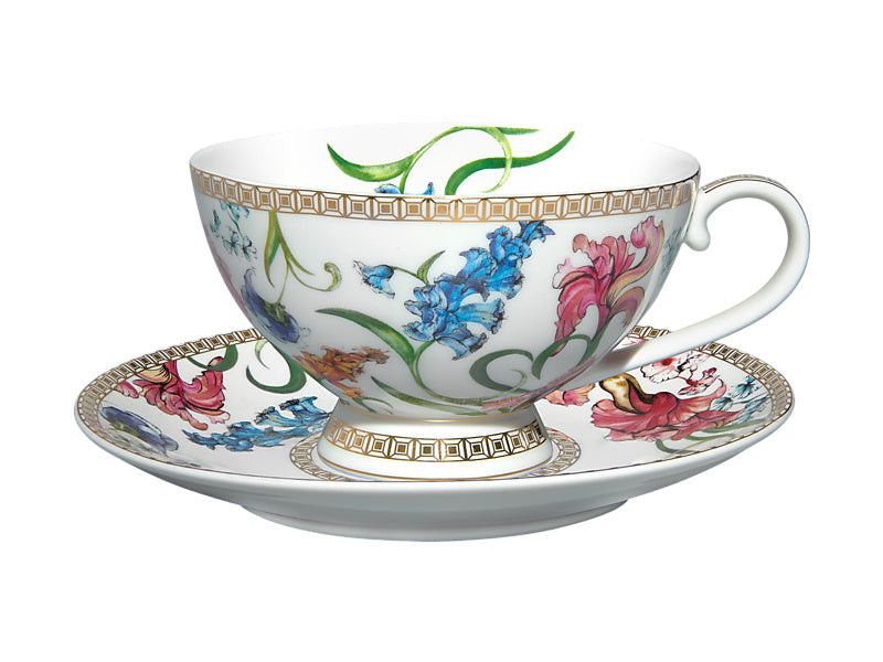 Maxwell & Williams Cup & Saucer Maxwell & Williams Estelle Michaelides Mystique Cup & Saucer 240ml White HV0576G