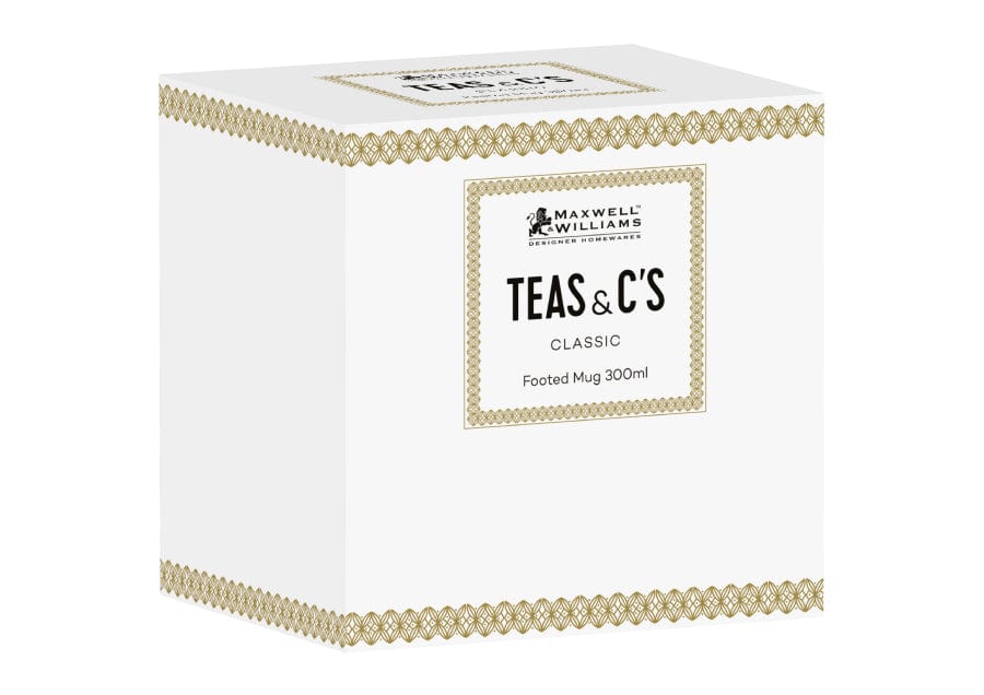 Maxwell & Williams Cups & Saucers Maxwell & Williams Teas & C's Classic Footed Mug 300ml White HV0249 (7103169396825)