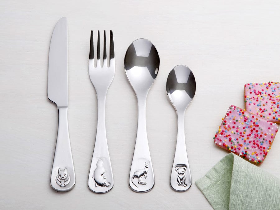 Maxwell & Williams CUTLERY Maxwell & Williams Childrens Set 4pc Koala & Friends 4pce HK1520 (7291528970329)