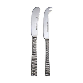 Maxwell & Williams CUTLERY Maxwell & Williams Diamonds Cheese & Pate Knife Set 2 Piece MY0044