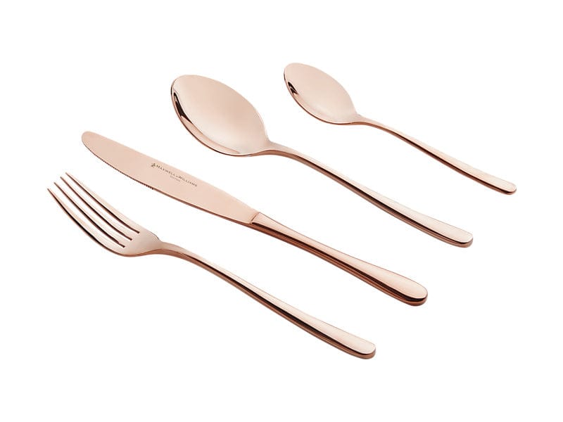 Maxwell & Williams CUTLERY Maxwell & Williams Leveson Cutlery Set Copper 24pc MY0021 (7504646045785)